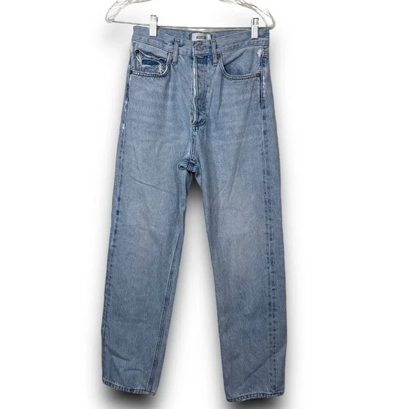 Agolde 90's Mid Rise Straight in Snapshot Size 24 - Picture 3 of 11
